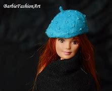 Image result for Barbie Hat with Hair