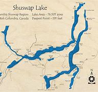 Image result for Map of Shuswap Area