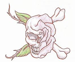 Image result for Skull Tattoo Sketch