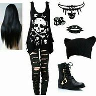 Image result for Emo Outfit Ideas