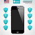 Image result for iphone 5 black diamonds screen protectors