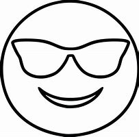 Image result for Sunglasses Emoji Sticker