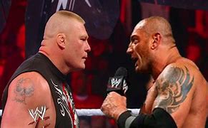 Image result for WWE Batista vs Brock Lesnar