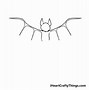 Image result for Vintage Bat Drawing Easy