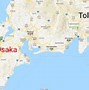 Image result for Osaka On Map