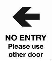 Image result for Covid Positive Sign for Door