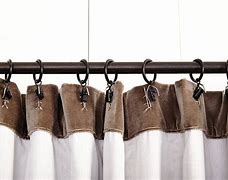 Image result for Drapery Using Ring Clips