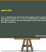 Image result for apercibir