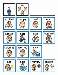 Image result for Feeling Charts Printables Autism