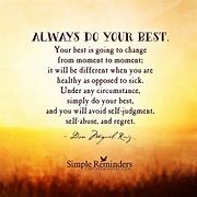 Image result for Doing Your Best Inspiring Quotes