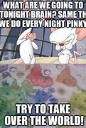 Image result for Pinky and the Brain Research Meme