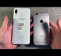 Image result for iPhone 6s vs Samsung A30 in Size