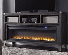 Image result for 65 Inch Flat Screen TV On Electric Fireplace