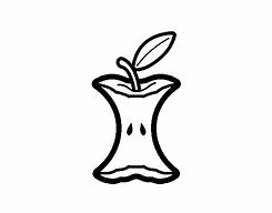 Image result for Apple Core Coloring Page
