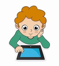 Image result for Clip Art Reading iPad