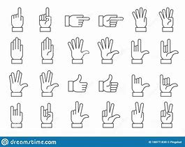 Image result for Hand Signal Icon Repeat