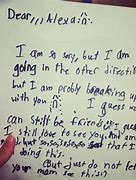 Image result for Funniest Kids Break Up Notes