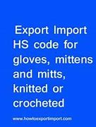 Image result for Gloves HS Code