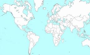 Image result for Clear Printable World Map