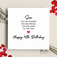 Image result for Happy 16th Birthday Son Poems