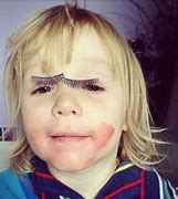 Image result for Kids Makeup Fails