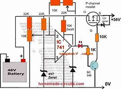 Image result for 48 Volt Battery Charger Circuit