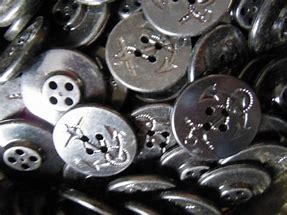 Image result for Navy Pea Coat Buttons