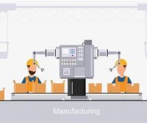 Image result for Robot Factory Cartoon