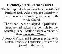Image result for Church Hierarchy
