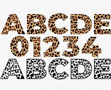Image result for Cheetah Print Letters