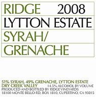 Image result for Ridge Grenache Syrah Lytton Estate