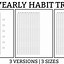 Image result for Yearly Habit Tracker