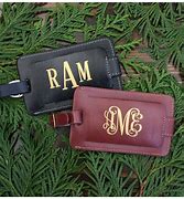Image result for leather bag tag for womens