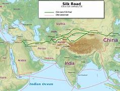 Image result for Byzantine Empire and Silk Road