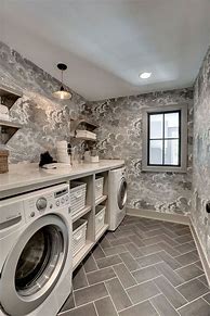 Image result for Pretty Laundry Room Tile