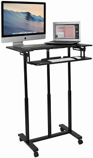 Image result for Desktop Computer Stand Standing Desk