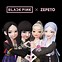 Image result for Black and Pink Background Zepeto