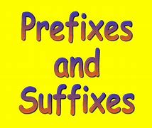 Image result for Prefixes and Suffixes Clip Art