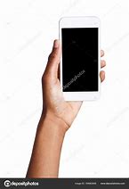 Image result for Hand Holding Phone with White Screen
