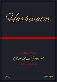 Image result for Harbinator Sangiovese Ciel Cheval