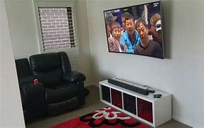 Image result for Curved TV On Wall