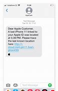 Image result for Apple Text Scam