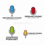 Image result for Radio Studio Microphone Logo Box