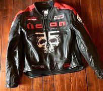 Image result for Icon Jacket with Red Skulls