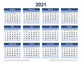 Image result for Small 2021 Calendar Printable PDF