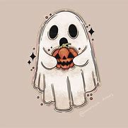 Image result for Ghost Holding Pumpkin Drawing