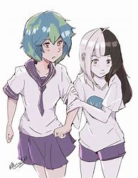 Image result for Earth Chan X Moon Chan Memes What Humans See What Dweebs See