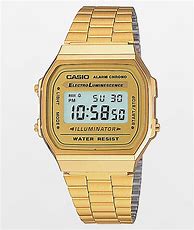 Image result for Casio Gold Watch
