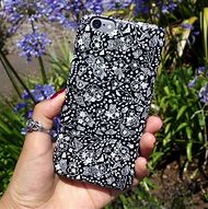 Image result for Floral Black and White Phone Case