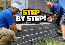 Image result for Installing a Retaining Wall